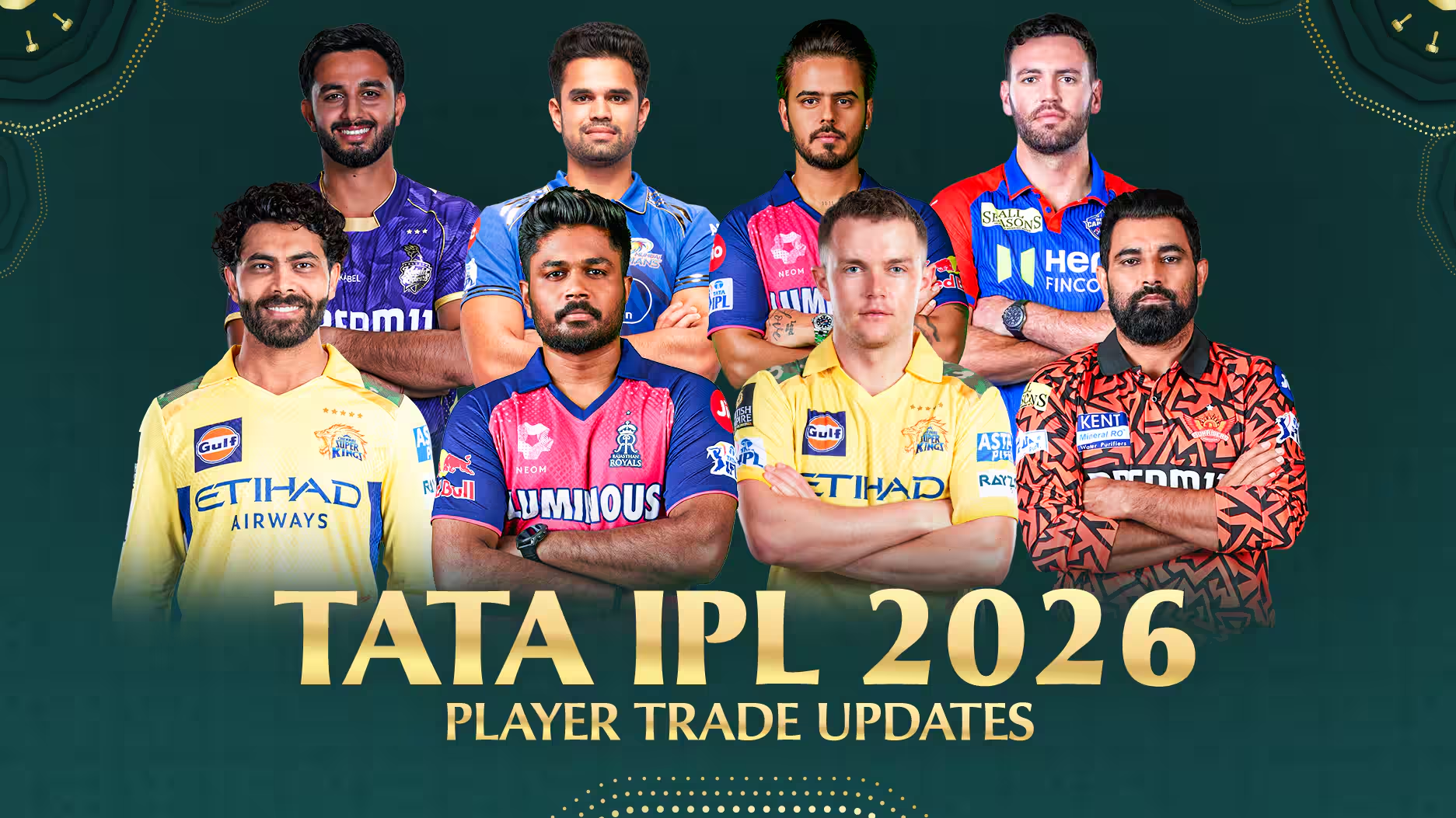 IPL 2026 Teams and Captains - Bet on Masterbet9 Exchange